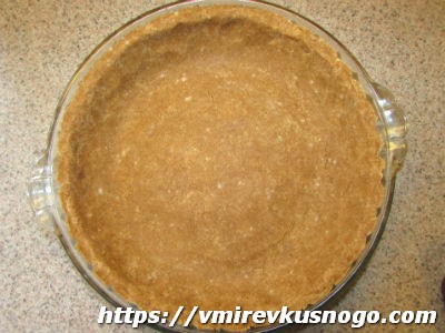 основа для Радужного пирога тарт с овощами