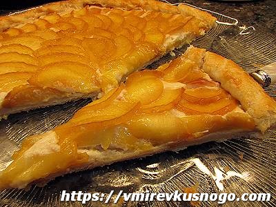 пицца с фруктами