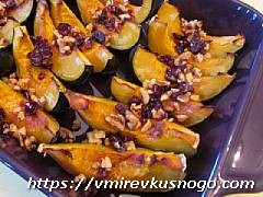 запеченая тыква с орехами