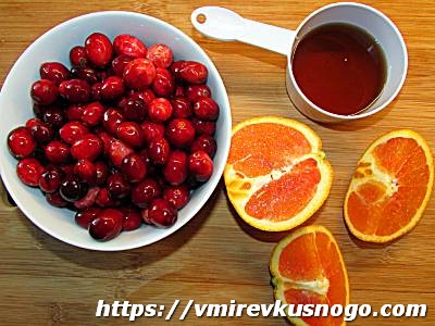 клюквенный соус рецепт