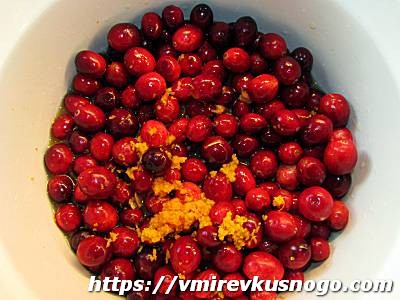 клюквенный соус рецепт