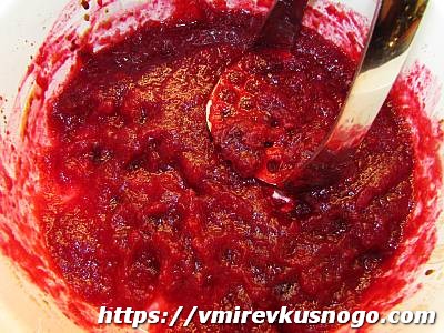 клюквенный соус рецепт