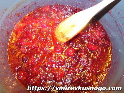 клюквенный соус