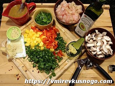 куриная грудка с ананасами