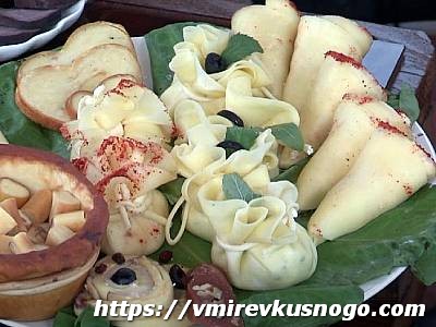 сырная тарелка оформление