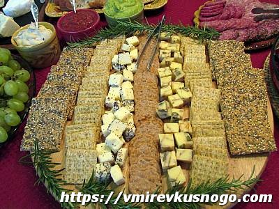 сырная тарелка оформление